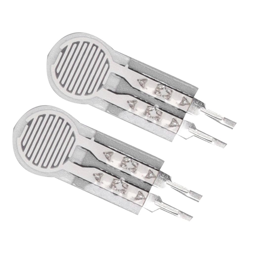 2 Stück Dünnschicht-Drucksensor Kraftempfindlicher Widerstand Widerstandstyp Flexible Wägezelle