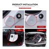 Valve Stems Caps For Volkswagen VW Car Door Protector Sticker Absorbing Noise Gaskets Protector Golf 4 5 6 7 Polo Jetta Sagitar zl2