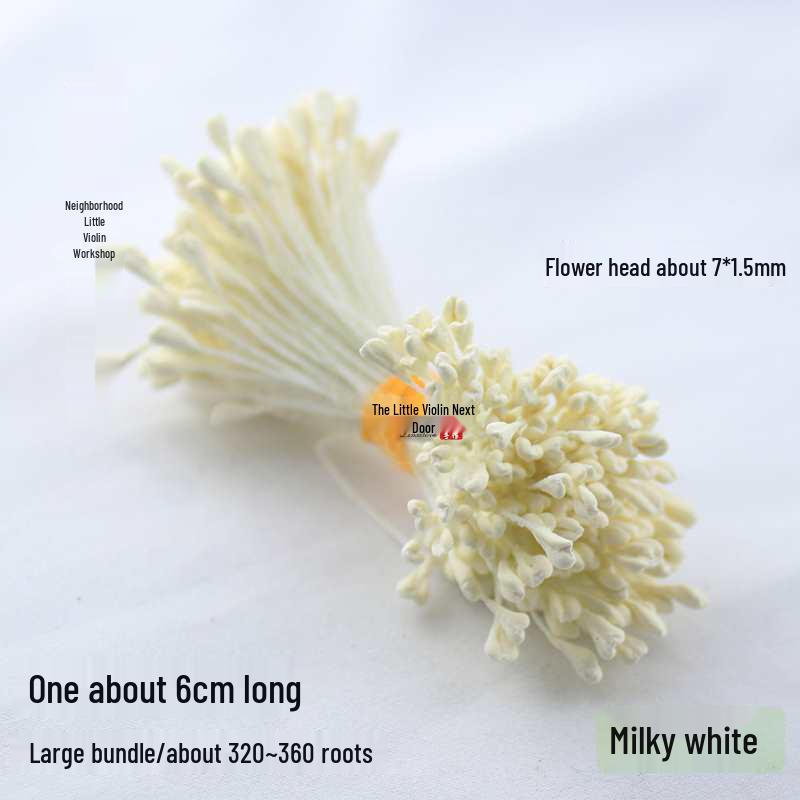 Korean Flat-Head Matte Flower Buds for DIY Hair Accessories