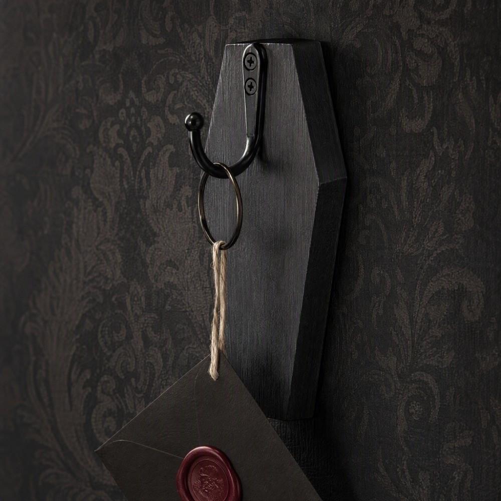 Wooden Wood Door Hanger Hooks Punch Free Door Storage Hook Wall Mounted Hanger  Closet