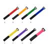 5 Stück Nylon Kabel-Organizer Draht 25x2cm Wiederverwendbare T-Typ Haushalts-Kabelbinder Bänder Tragbare Fahrrad-Befestigungsbänder