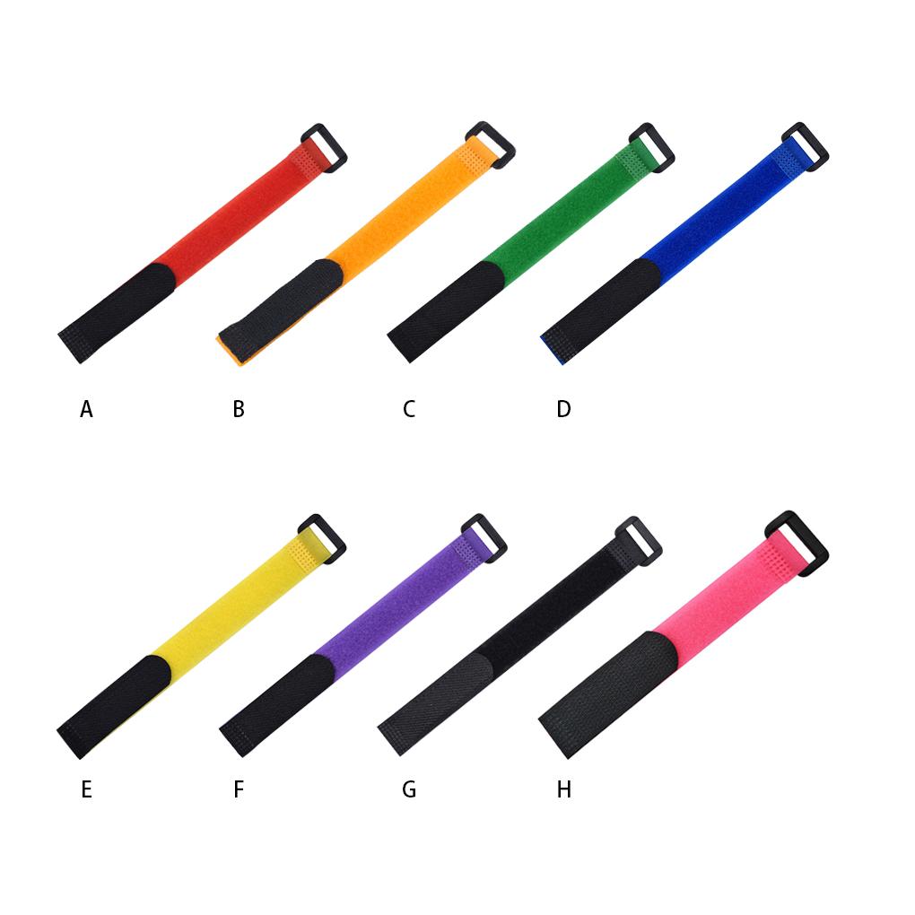 5 Stück Nylon Kabel-Organizer Draht 25x2cm Wiederverwendbare T-Typ Haushalts-Kabelbinder Bänder Tragbare Fahrrad-Befestigungsbänder