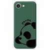 For iPhone 16e Case Cute Panda Pattern Printing Straight Edge TPU Phone Back Cover