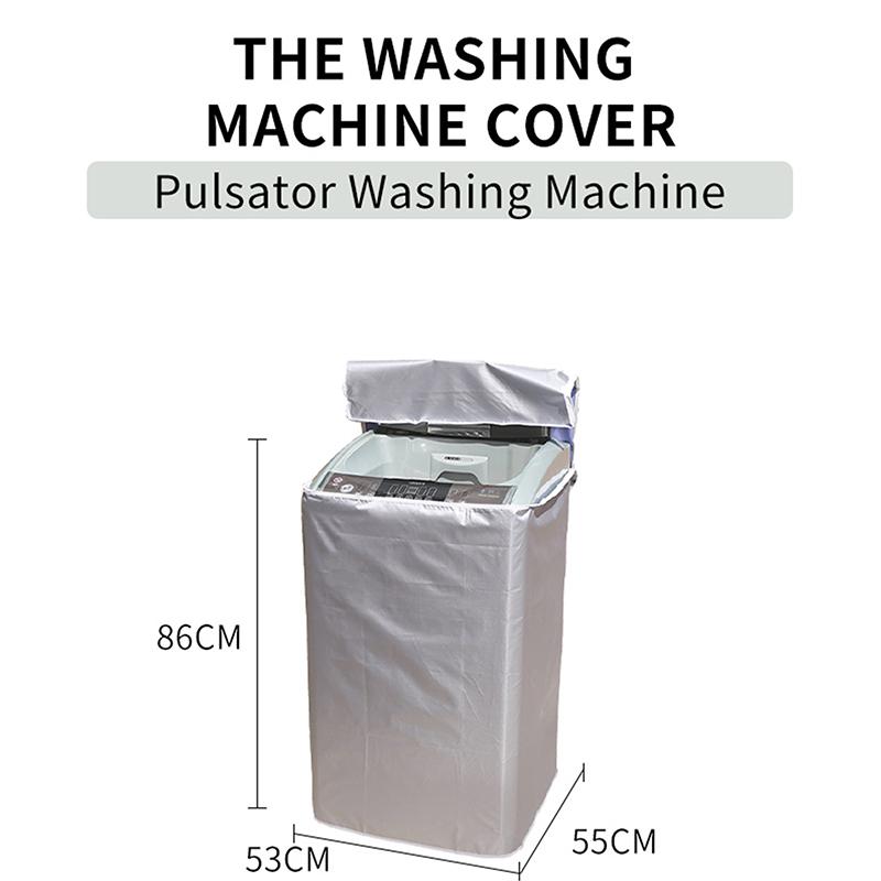 

Чехол для стиральной машины Полиэстер Водонепроницаемый С верхней загрузкой Чехол для сушилки для белья Солнцезащитный Серебристое покрытие Пылезащитный чехол