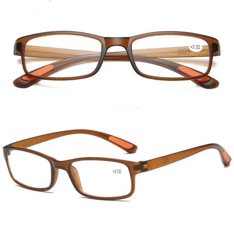 Ultraleichte Damen Herren Lesebrille Retro Klare Gläser Alterssichtige Brille Weiblich Männlich Lesebrille +1.5 2.0 3.0 4.0