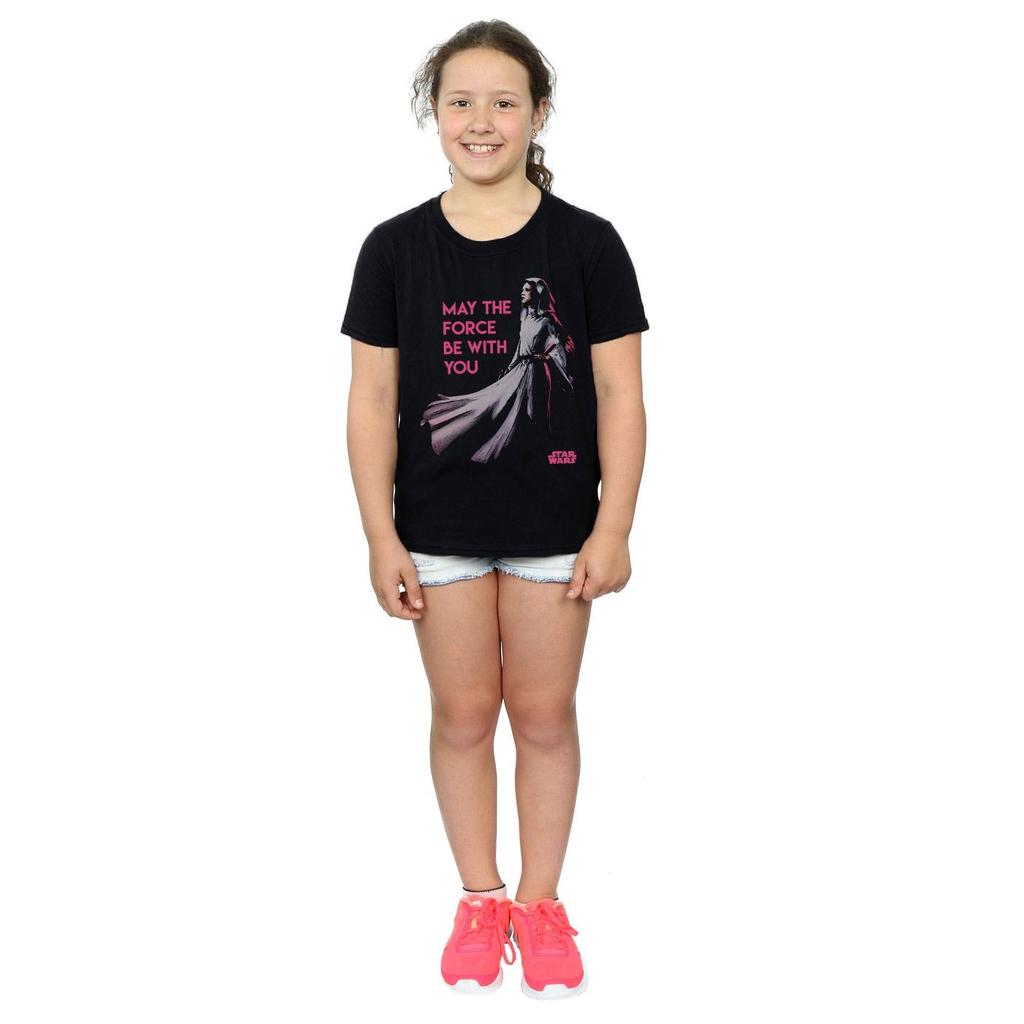 STAR WARS Girls Princess Leia Force Cotton T-Shirt