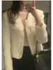 Elegant Korean Autumn/Winter Fashion: High-End Short Shoulder Long-Sleeve Women's Jacket