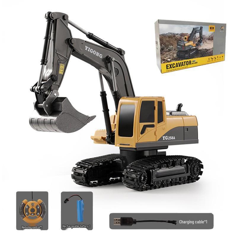 

Children s Remote Control Alloy Excavator & Dump Truck Toy Set
