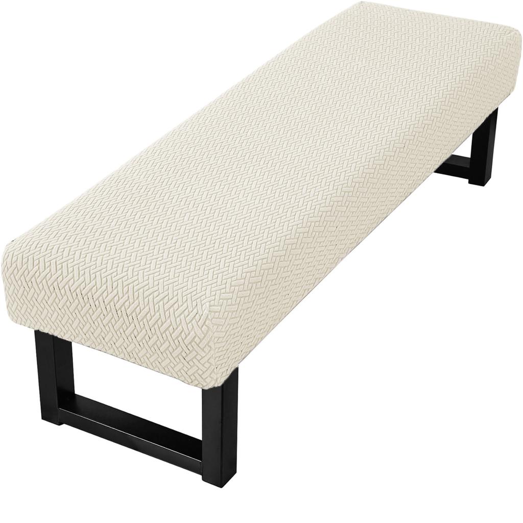 Pokrowiec na ławkę jadalną z elastycznego żakardu do salonu, antykurzowy, zdejmowany, nadający się do prania pokrowiec na siedzisko ławki