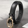 Women'S Alloy Pin Buckle Belts, Simple And Elegant Dresses, Accessories, Belts, Casual Style, Light Luxury Trouser Belts