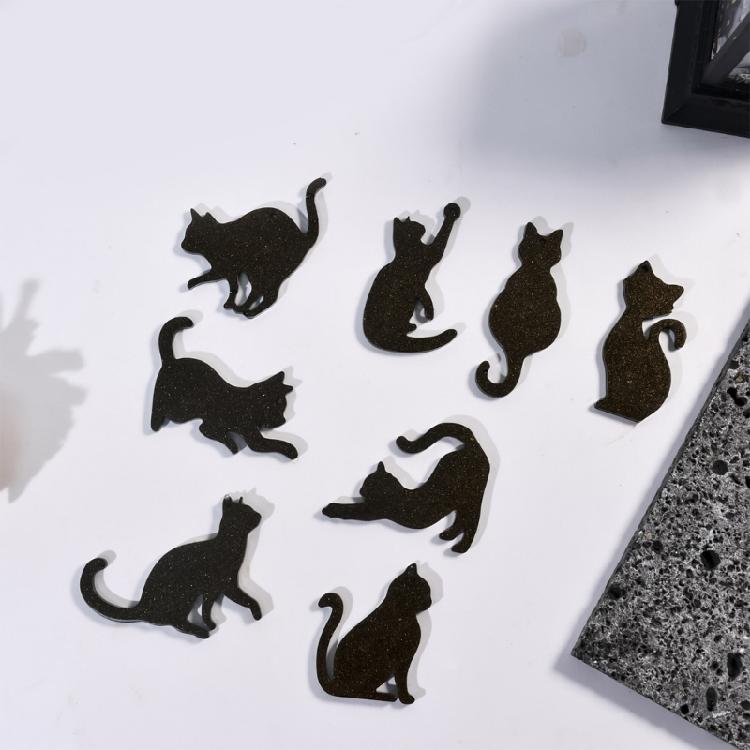8 Cavity Cats Pendant Mold Multifuntional DIY Cats Pendant Mold Sturdy and Reusable Silicone Jewelry Accessory Molds