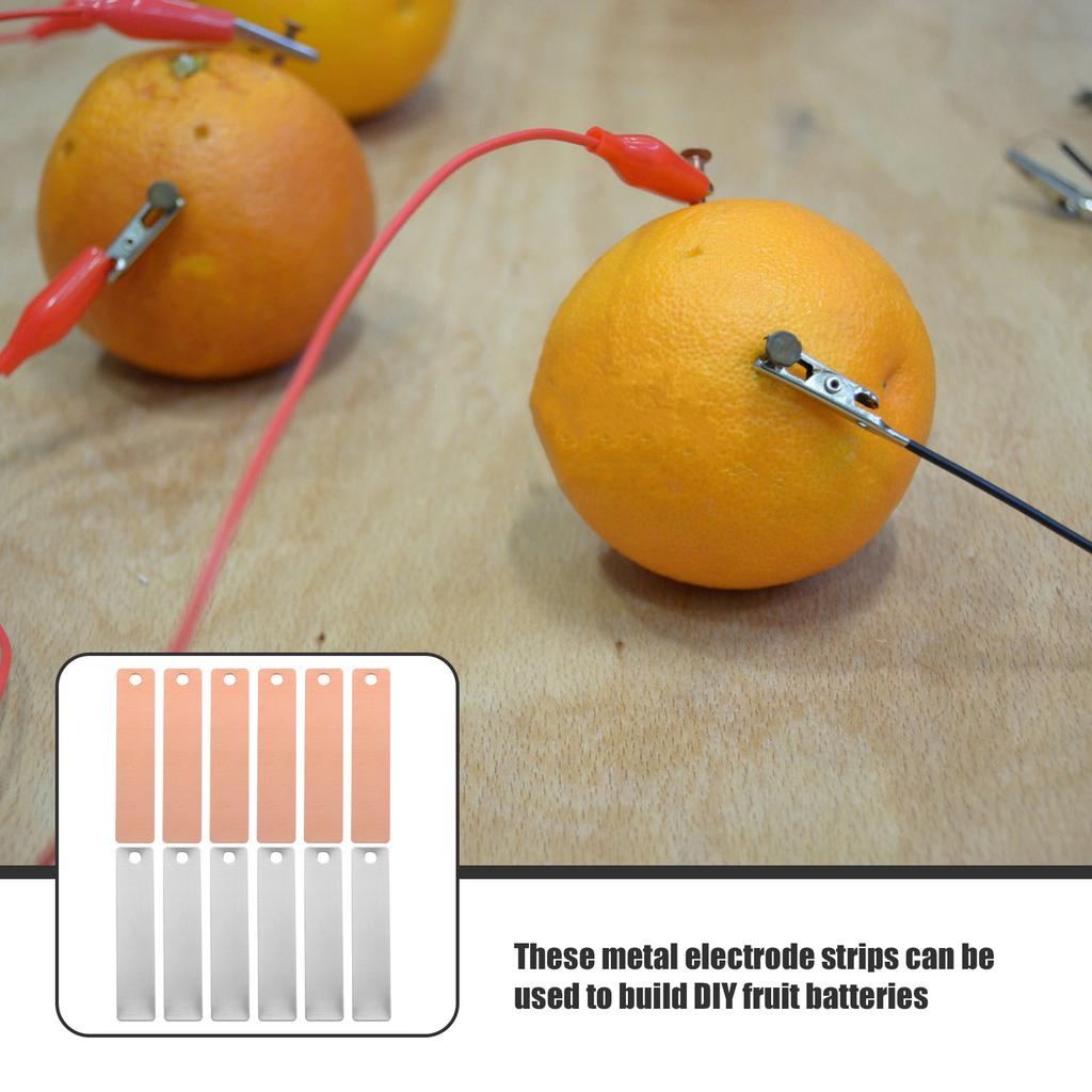 1 sada Elektrodová fólie Měděný pásek Zinková anoda Plechová deska Pro potřeby ovocných experimentů Vědecký učební nástroj Díly