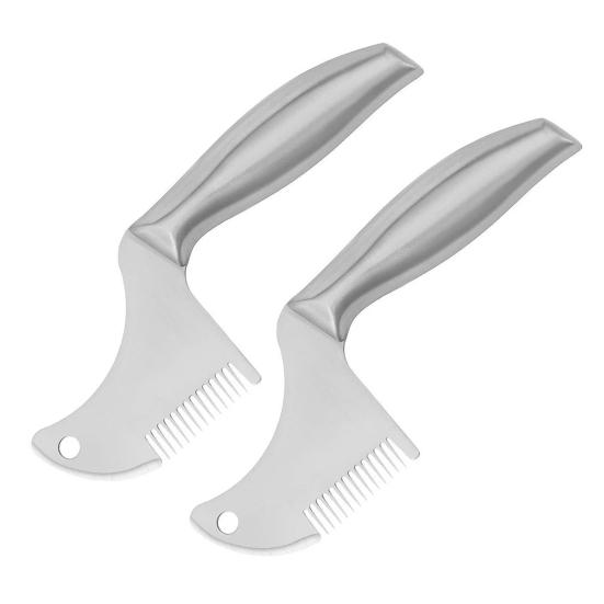 Nůž na krájení jarní cibulky Nerezový kráječ cibule Multifunkční kráječ zeleniny Strouhačka na česnek Salát Těstoviny Mořské řasy