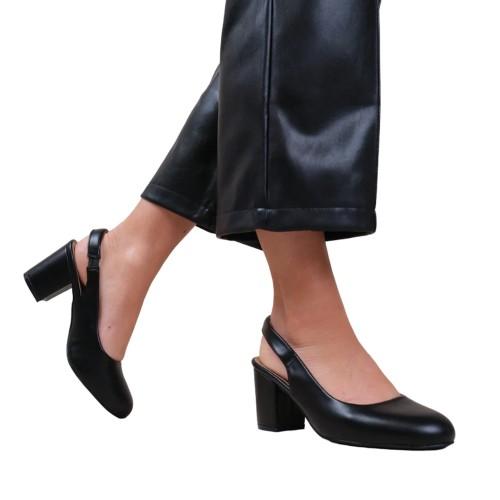 Where's That From Womens/Ladies Edith Sling Back Block Heel Shoes