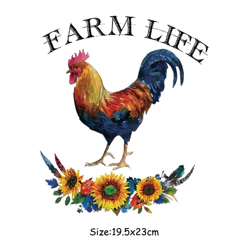 Cartoon Cute AnimalPatches On Clothes DIY Heat Transfers Clothing Stickers Iron On Patch For T-shirt Jeans Sticker Applique