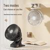 Rechargeable High-Power Mini USB Clip Fan for Office/Dorm - Long Battery Life, Compact, Stylish Design