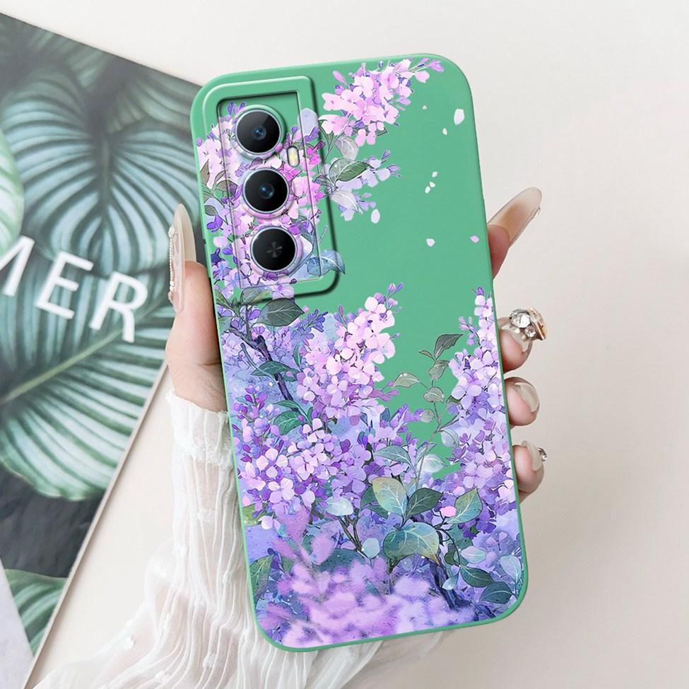 Funda For Realme C65 RMX3910 Back Cover For Realme C65 4G Case Shockproof Luxury Flowers Cute Cartoon Cool Silicone Bumper Coque