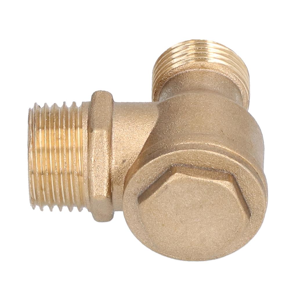 Check Valve TwoWay Brass Corrosion Resistant Replaceable Accessories for Air Compressor