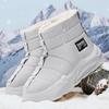 Warme Schneestiefel Neue Herrenmode Plüsch Warm und Bequem Rutschfest Dicksohlige Baumwollschuhe Outdoor Urlaub Freizeitschuhe