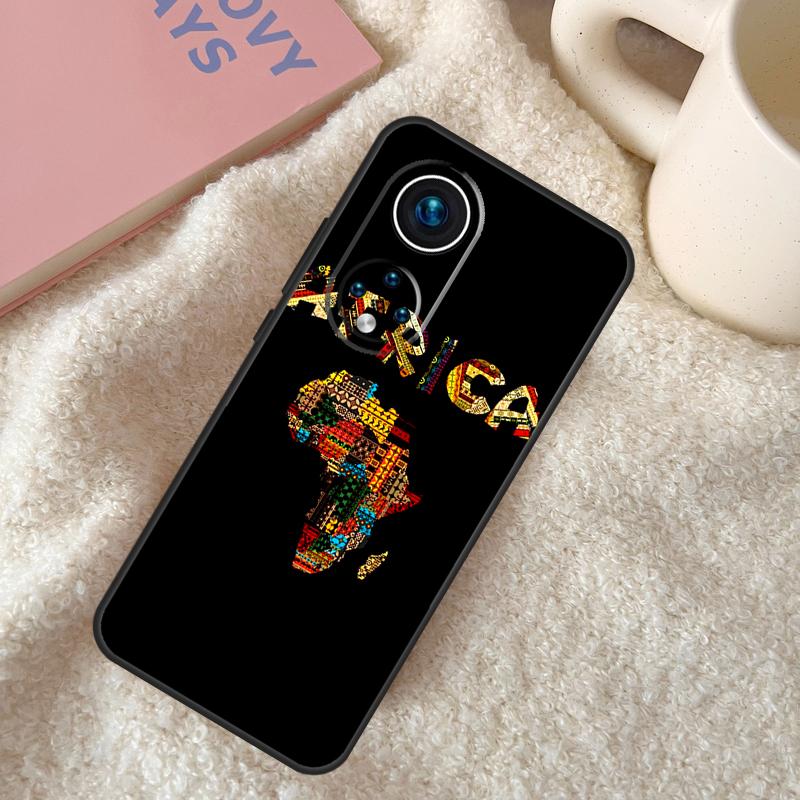 Africa Map Geogra Case For Honor X9a X8a X8b X9b X9c X8 X9 50 70 90 Lite Honor 200 Pro Magic 7 5 6 Lite Coque