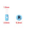 100pcs/lot Acrylic Round Mixed Letter Beads  Charms Early Education DIY Loose Beads Alphabe Letter Beads Women Bracelet Making