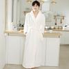 GMXIA Coral Fleece Couple Bathrobes for Women In Autumn and Winter, Long Thickened Fleece Pajamas, Flannel Warm Bathrobes for Winter