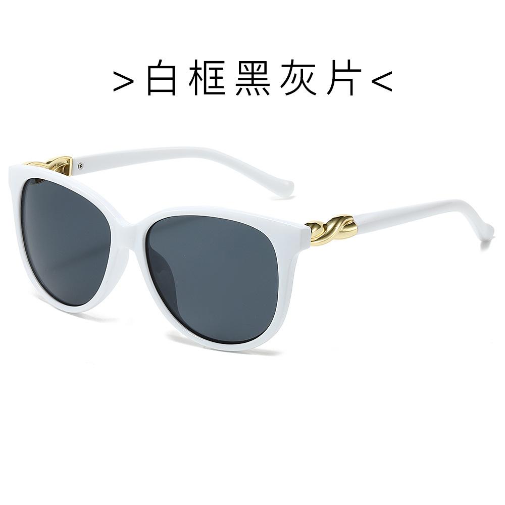 

Универсальные персонализированные солнцезащитные очки, Универсальные солнцезащитные очки с большой оправой в стиле ретро, для улицы, для фотосессий, женские Regular