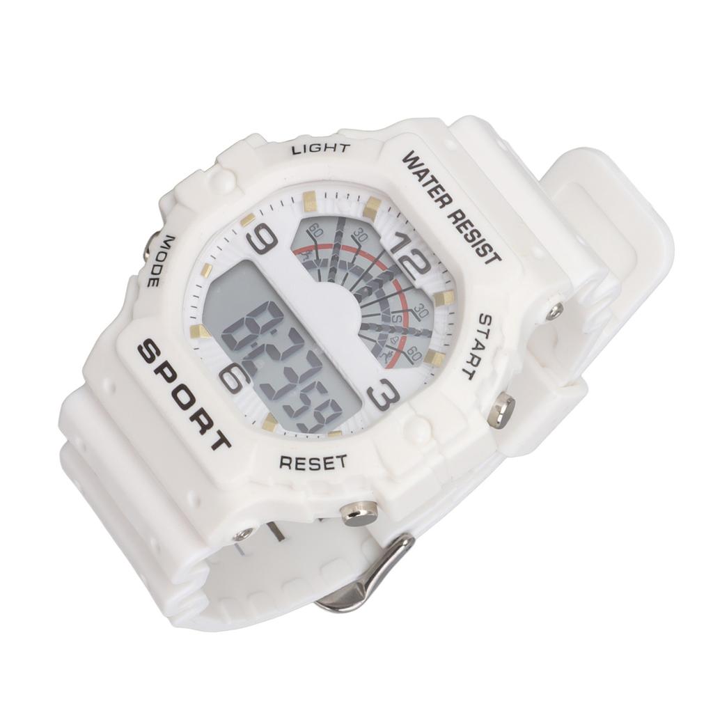 Sportovní Pánské Digitální Chronografové Náramkové Hodinky Klasické Vintage Čtvercové Pánské Digitální Hodinky WR50M