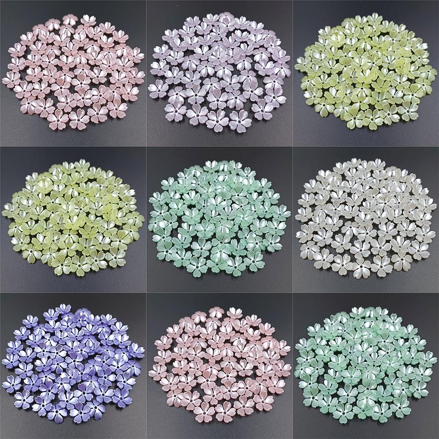 

Модные 40 шт. для изготовления ювелирных изделий, акриловые цветочные бусины в форме тора, шапки, DIY распорные бусины, вишни, фурнитура для ювелирных изделий, подвески 14 мм