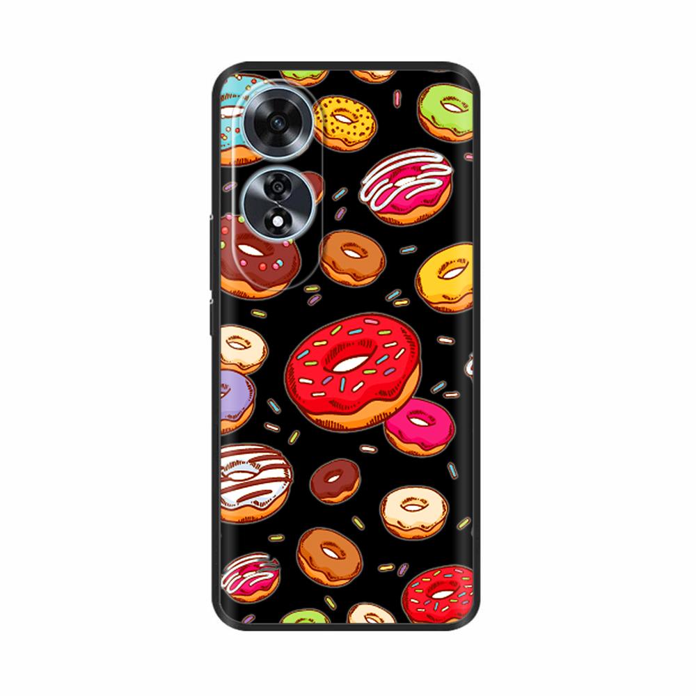 For Oppo A60 4G Case Love Heart Butterfly Soft Silicone Painted Back Cover For Oppo A60 OppoA60 4G Phone Shell Housing Fundas