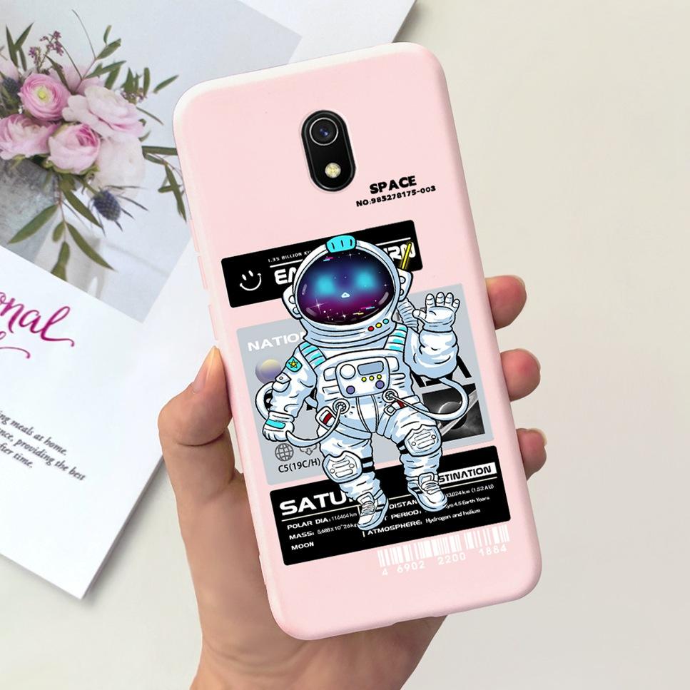 Cover For Xiaomi Redmi 8A Case Cartoon Dinosaur Astronaut Soft Silicone Cover For Xiaomi Redmi8A 8 A 8a 6.22" Phone Case Fundas
