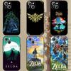 Z-Zeldas Game Phone Case Phone Case For Apple iPhone 15,14,13,12,11,XS,XR,X,8,7,Pro,Max,Plus,mini Silicone Black Cover