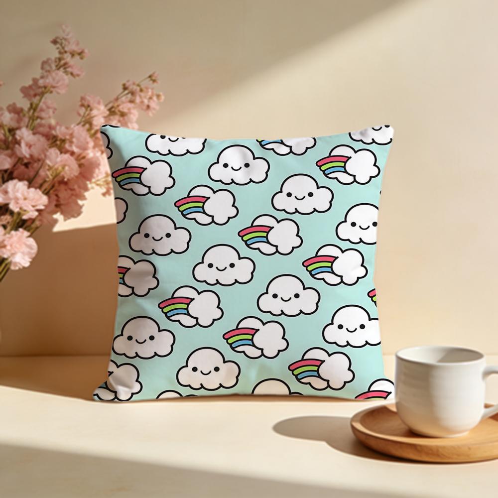 Funda de cojín Arcoíris Vibrante Fundas de almohada suaves para el hogar, dormitorio, sala de estar, sofá