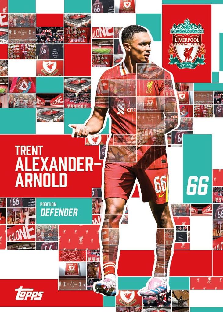 Topps Liverpool FC Team Set 2024-25 Liverpool Team Set