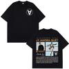 Hiphop T-shirts Sångare Alejandro Sanz Y AHORA QUÉ Tour T-shirt Herr Dam Modekläder T-shirt Tryck Bomull Överdimensionerade Toppar