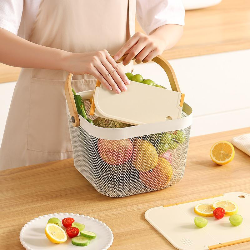 Home Three-fold Chopping Board, Kitchen Camping Fruit Cutting Tool, Ultra-thin Vegetable Cutting Device, Portable and Anti-slip Chopping Board