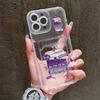 Card Slot Holder Silicone Wallet Pocket Case For iPhone 14 16 15 Max Infinix Note 30 Xiaomi Redmi Note 9 Oppo Reno 12 13F 14F Cover Clear Phone Bumper