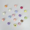10pcs Pastel Macaron Fridge Magnets Set - Colorful Round Refrigerator Stickers Cute Decor for Kitchen Whiteboard & Photo Wall