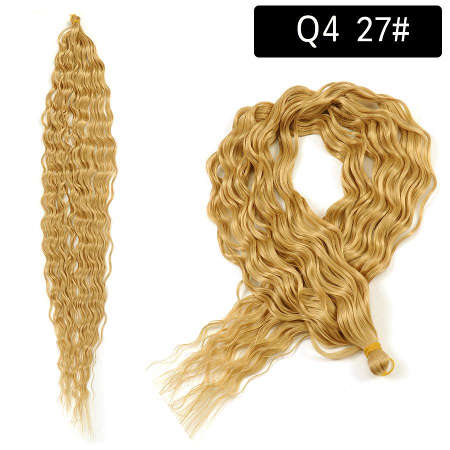 Ocean Deep Wave Kanekalon Crochet Hair 30 inch 120g Long Ombre Synthetic For Women