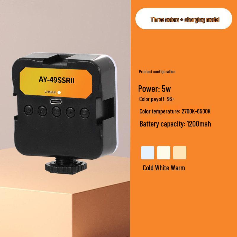 RGB Pocket Light - Full-Color LED Fill Light for Mobile Photography & Outdoor Shooting