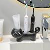 Cartoon Cat Toothbrush Base 3 Holes Toothbrush Holder Seat  For Bathroom Storage
