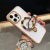 The High-end Iridescent Frosted Hollowed-out Magnetic Stand Is Suitable for IPhone16promax Phone Cases and Apple 15 Anti-drop