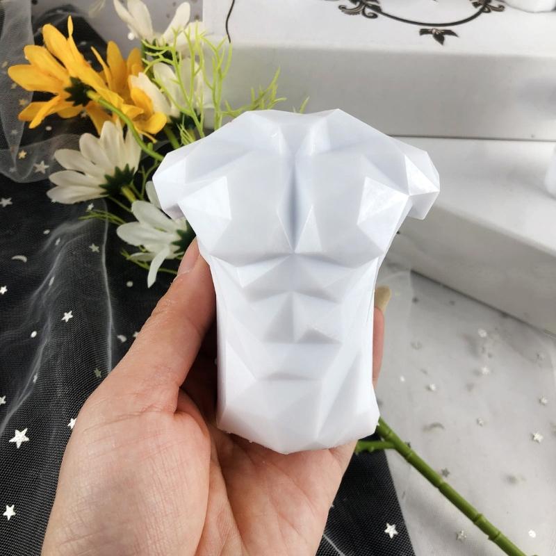 Mucegai din silicon pentru lumânări cu statuie 3D pentru decor de birou, realizat manual, din rășină epoxidică, cu lumânări aromatice, pentru decorarea casei