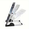 1pc Foldable Multi-Level Laptop Metal Stand Laptop Heightening Frame Laptop Ventilation Heat Dissipation Bracket