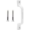 Akozon Grab Handle,Rv Door Handle Grab Bar 9.25in Plastic Rv Entry Handle Grab Bar White for RV Trailer Camper Motor Home Yacht