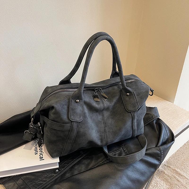 

Women Handbags Retro Design PU Leather Shoulder Bags for Women Fashion Trend Designer Big Armpit Bag Female Crossbody Bag Totes 36cmx20cmx15cm