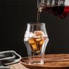 Dubbelväggig glas espressokaffemugg transparent högt borosilikatglas te latte vinglas bar barista café tillbehör