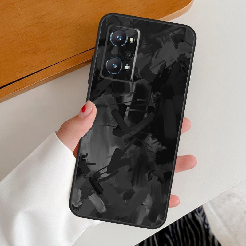 Forged Carbon For Realme GT7 GT6 15 Pro 10 11 12 13 14 Pro Plus C65 C63 C61 C55 C51 C53 C35 C75 C67 Case