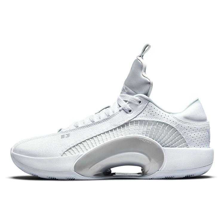Air Jordan 35 Low PF White Metallic Silver Men s CW2459-100 EU 35.5