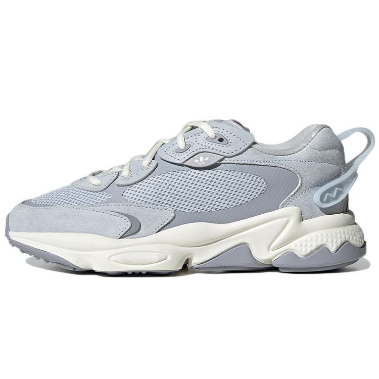Adidas Originals Ozweego Fabric Leather Minimalist Solid Color Slip Resistant Durable Breathable Low Top Lifestyle Casual Shoes Women sneaker HP7835